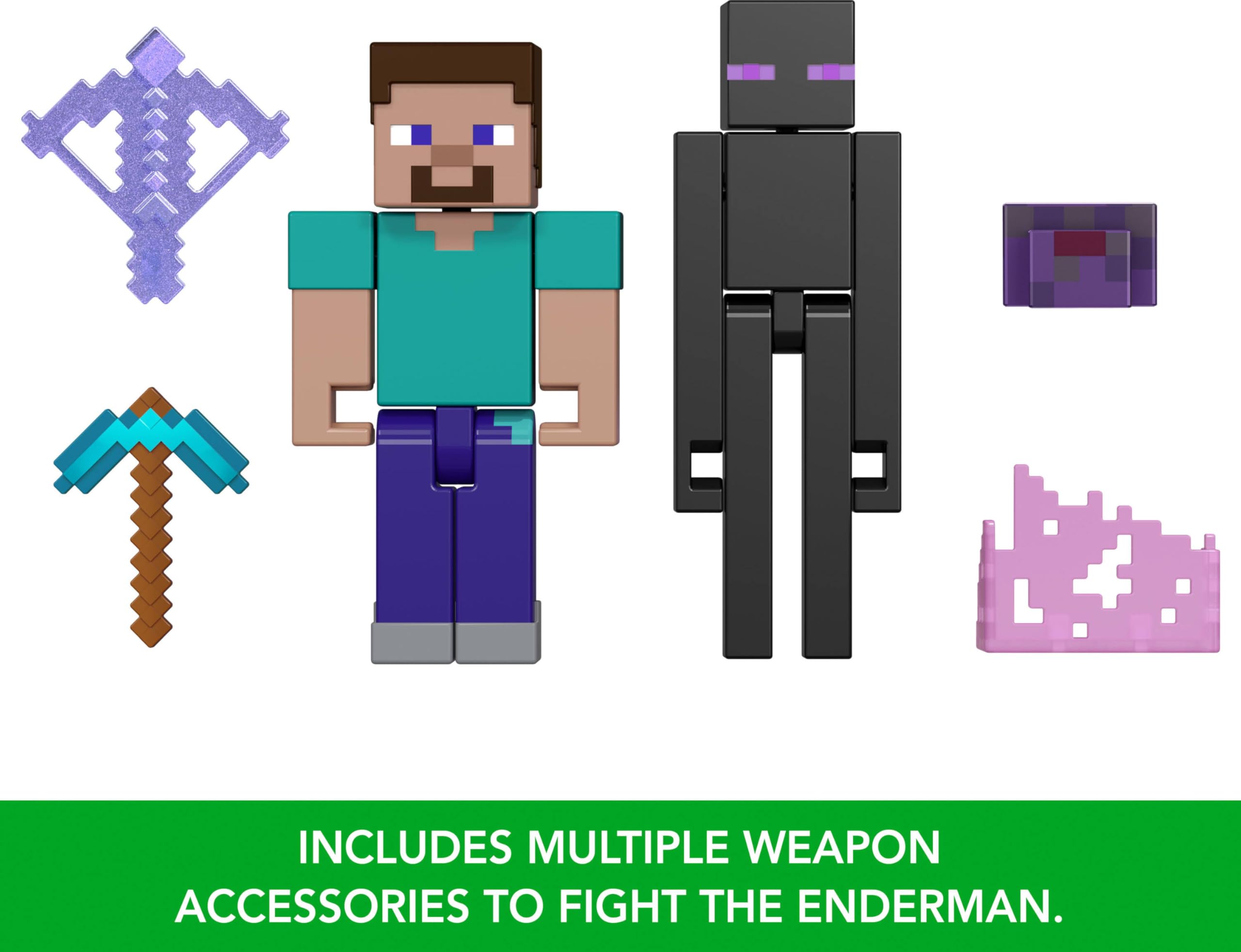 Amazon.co.jp: マテル マインクラフト(MINECRAFT) エンダーマンと恐怖